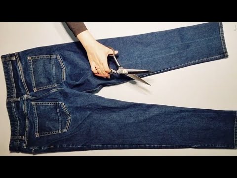 Видео: [DIY]🤗🤗🤗 Две трансформации джинсов, которые я не ношу!! Я не завидую предметам роскоши~~