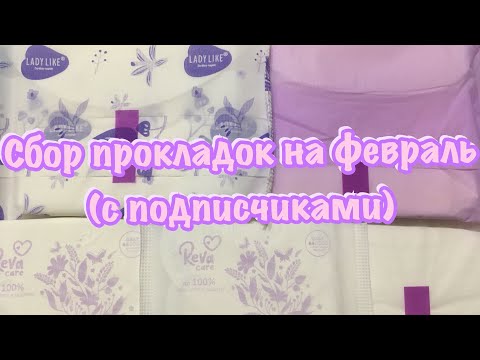 Видео: Сбор прокладок на февраль 2024
