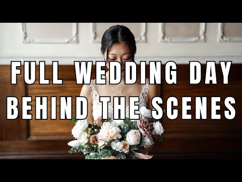 Видео: Посмотрите, как я снимаю ПОЛНЫЙ свадебный день | Закулисье свадебной фотографии