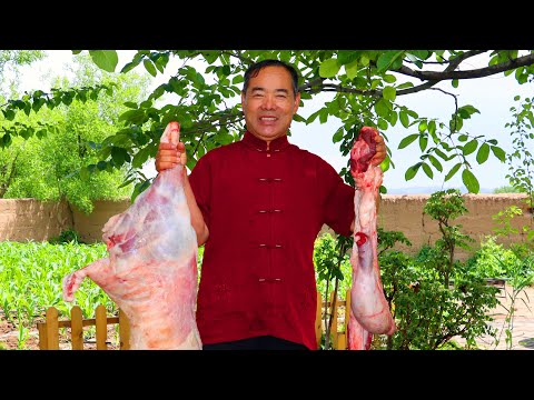 Видео: Лучший пир с жареным ягнёнком: Сочный, ароматный и невероятно вкусный! ｜Дядя Сельский Гурман