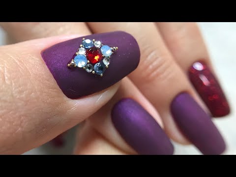 Видео: СТРАЗЫ | МАТОВЫЙ ШИММЕР | маникюр Mystique