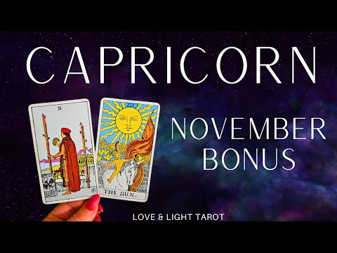 Видео: Козерог♑️ Этот месяц не похож ни на что, что вы испытывали раньше✨️ Бонус ноября