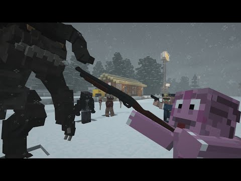 Видео: Конец кошмарной ночи с мутантами. Лес мутантов 5 часть майнкрафт