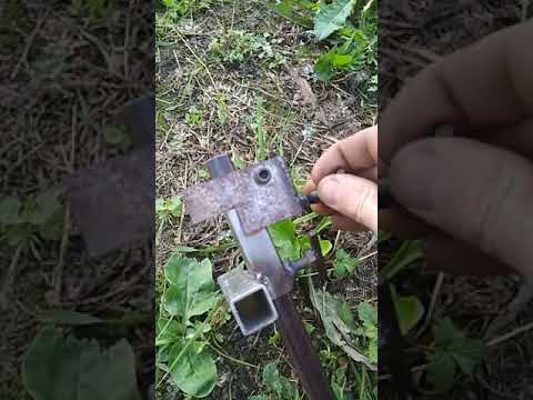 Видео: приспособление для монтажа заборного профлиста