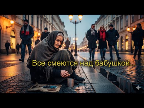 Видео: Все ПОТЕШАЛИСЬ Над Старой Нищенкой, Но Когда Они УСЛЫШАЛИ ЕЁ ИСТОРИЮ, Они НЕ СМОГЛИ СДЕРЖАТЬ СЛЁЗ...