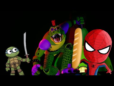 Видео: ПОЛУЧИ БАТОНОМ МОНТИ в ФНАФ 9! - fnaf security breach! фнаф секьюрити брич – СПАЙДЕР И НИНДЗЯГО