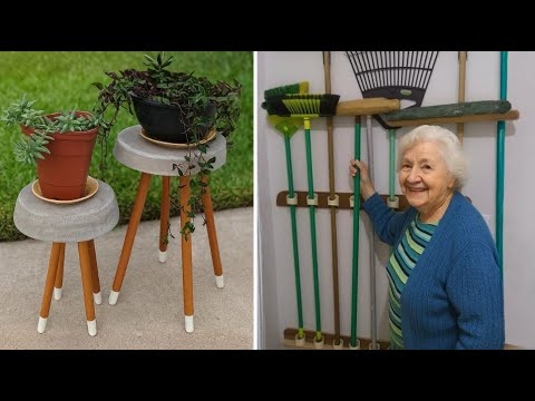 Видео: 15 блестящих идей со старыми мётлами: умная переработка для дома