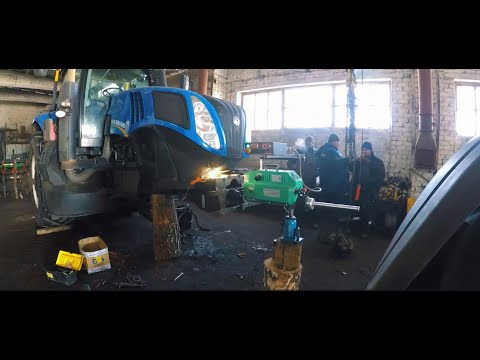Видео: Ремонт рамы трактора New Holland