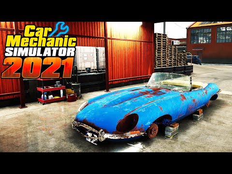Видео: Реставрация Jaguar E-type Jaguar DLC - Car Mechanic Simulator 2021 #65
