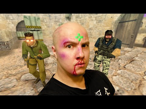 Видео: НАГНУЛИ СКУФА + читерский прицел CS 1.6