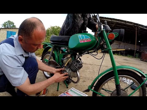 Видео: Карпатый, лютый Советский мопед из 90х! Запуск после 12 лет простоя.