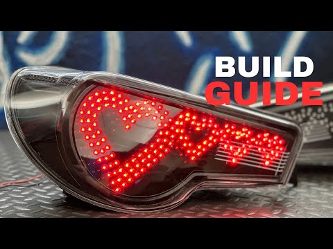 Видео: Изготовление задних фонарей Heart Tail Lights для BRZ: пошаговое руководство