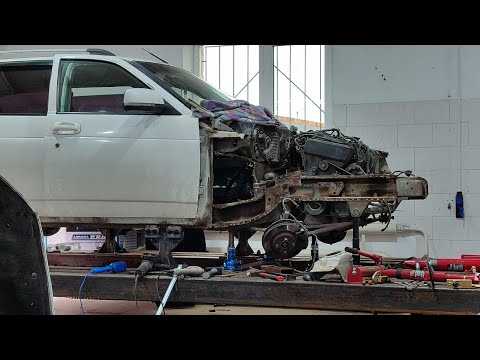 Видео: Лада Приора 2. Ремонт после ремонта, переделка после неудачного ремонта.