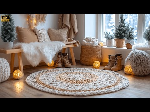 Видео: Уютный зимний скандинавский декор для небольших помещений, который вам понравится!