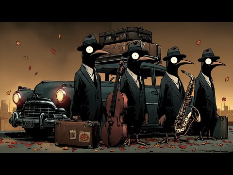 Видео: Пингвины ловят осенний ритм — Джаз для сосредоточенной работы и мотивации