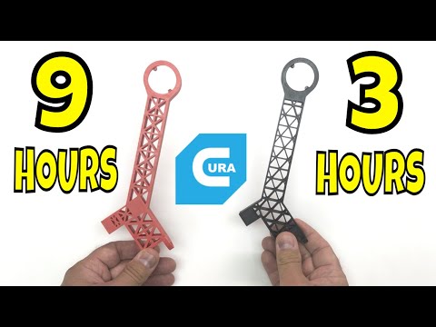 Видео: Печатайте быстрее на принтере Ender 3 Style с помощью трюков в Cura