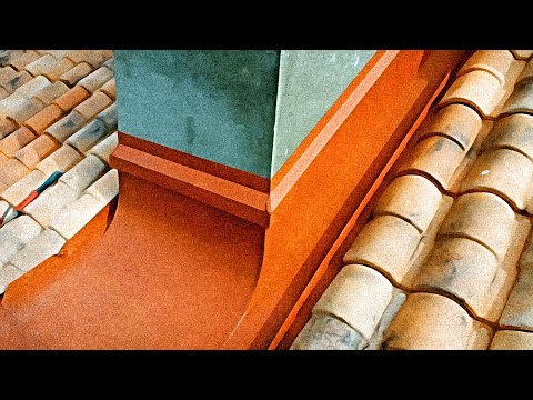 Видео: Примыкание дымохода к кровле!!! Для керамической черепицы.