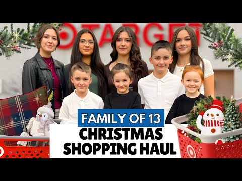 Видео: Огромная покупка на сумму 955 долларов в Target + Mall | Рождественские находки 🎄 Семья из 13 чел...