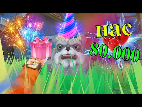 Видео: ДОБРЫЙ КОТ ПРАЗДНУЕТ 80.000 ПОДПИСЧИКОВ  - I Am Cat VR