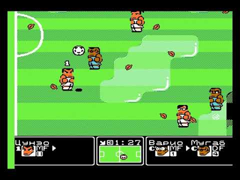 Видео: Kunio kun no Nekketsu Soccer League Goal 3 Геймлей 1 Часть