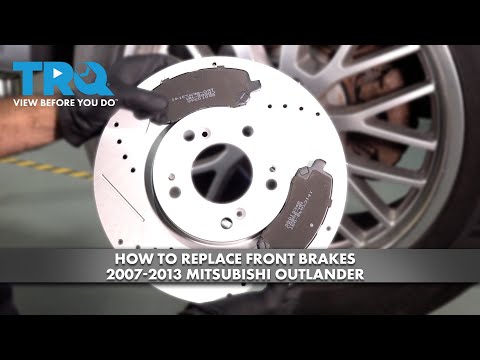Видео: Как заменить передние тормоза на Mitsubishi Outlander 2007-2013