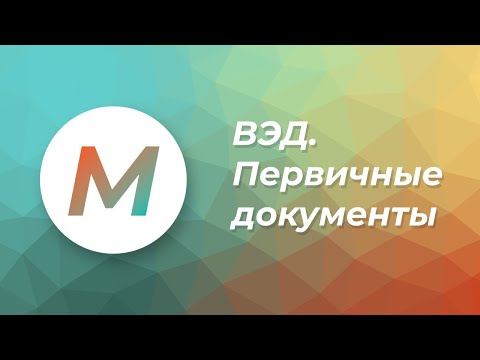 Видео: ВЭД  Первичные документы