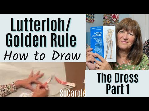 Видео: Пошив платья. Полные инструкции по рисованию. Система LUTTERLOH/Золотое правило. Часть первая.