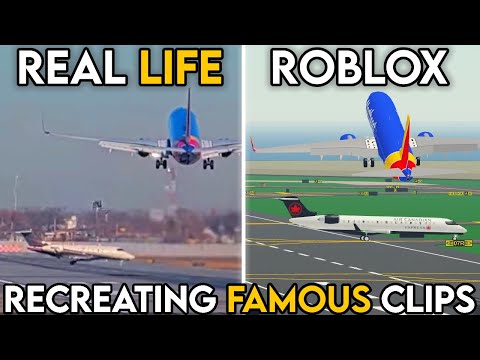 Видео: Воссоздание ИЗВЕСТНЫХ авиационных видеороликов в ROBLOX… ✈️ (PTFS) Часть 2