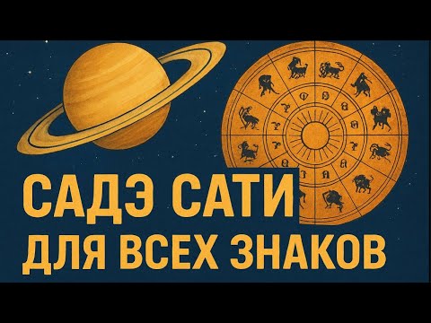 Видео: Садэ Сати для всех знаков