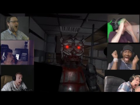 Видео: "Реакции Летсплейщиков" на Нападение Аниматроника из CASE: Animatronics