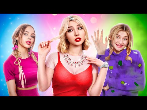 Видео: Везуча vs Невезуча vs Гіга Везуча Дівчина! Хто Найбільш Везучий в Школі?