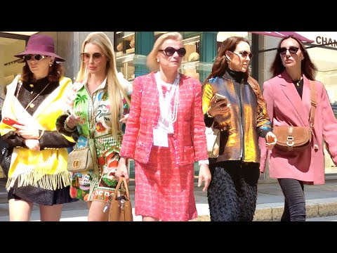 Видео: Весна-лето 2025🇮🇹Что сейчас носят стильные люди - Уличная мода Милана Элегантный наряд #vogue