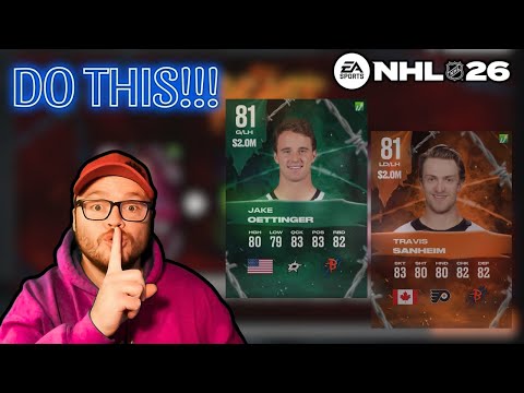 Видео: СДЕЛАЙТЕ ЭТО!!!! ОБЯЗАТЕЛЬНО ПОПАДАЙТЕ В NHL 26 HUT от MSP