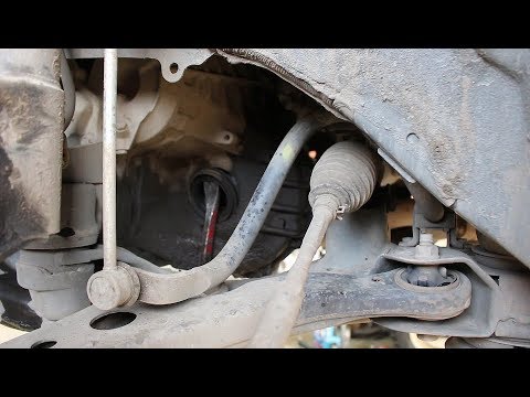 Видео: Замена сальников привода в АКПП на Toyota Harrier MCU30 Тойота Харриер 2004 года
