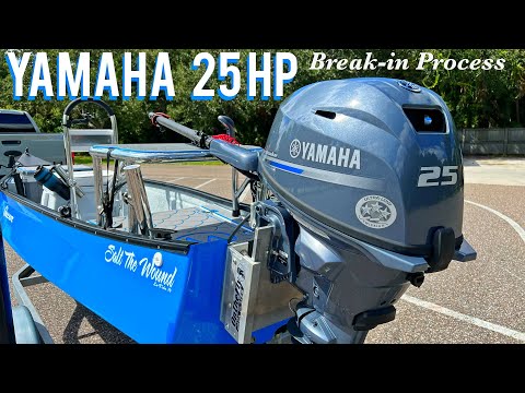 Видео: Процедура обкатки подвесного мотора Yamaha F25 — Gheenoe LT10