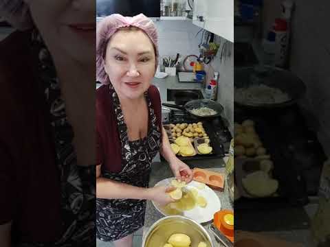 Видео: Жюльен из авокадо.картофельные розочки. выполнение заказа