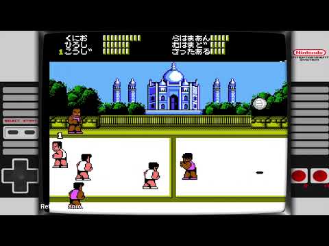 Видео: Nekketsu Koukou Dodgeball Bu 1988 Игра Денди (NES).Прохождение игры.