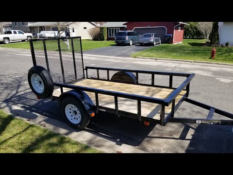 Видео: Ручной прицеп - Крепление запасного колеса - EAZ Lift
