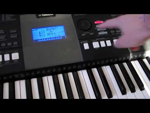Видео: Как записать дорожки на YAMAHA PSR-E423