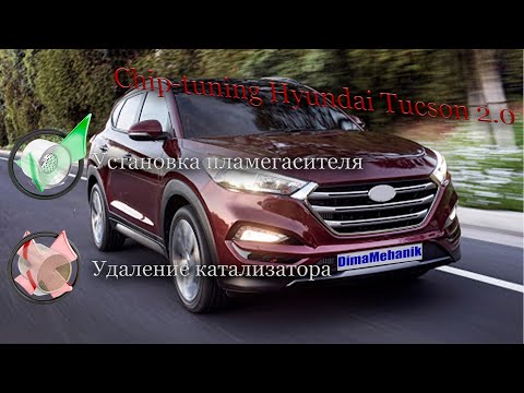 Видео: 📈Чип-тюнинг установка пламегасителя Hyundai Tucson 2.0 G4NA (Хёндай Туссан 2019) Суворов Тула Калуга