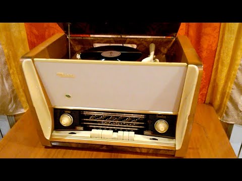 Видео: Радиола Латвия 1961 г.в. (по ЭПУ) после профилактики