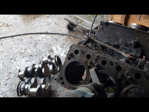 Видео: Коленвал пополам! Лопнул блок! Разбираем двигатель Камаз!