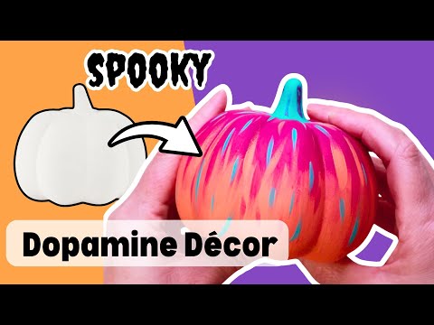 Видео: Давайте сделаем дофаминовый декор на Хэллоуин