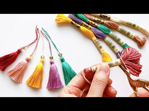 Видео: Как сделать кисточки ｜ How to Make Embroidery Thread Tassels [ Easy DIY ]
