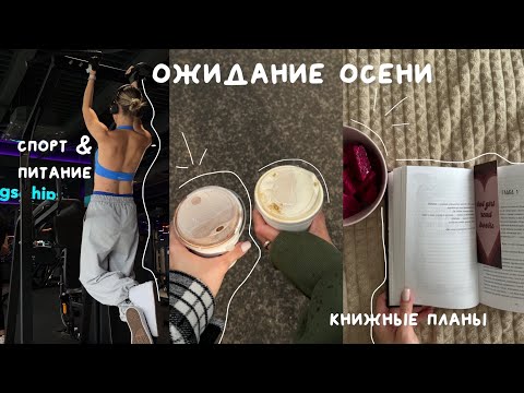 Видео: уютный осенний влог | ожидание осени, книжные планы и мое питание
