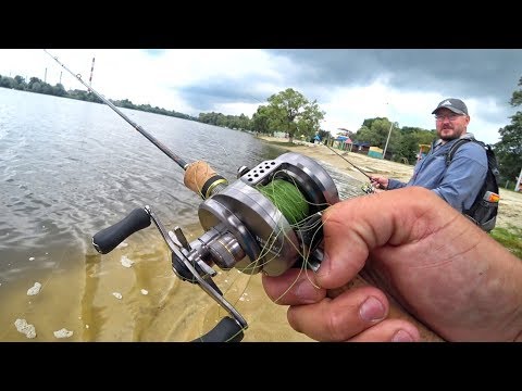 Видео: От 1 грамма! Тест на воде - SHIMANO CALCUTTA CONQUEST BFS HG. Ультралайт Бейткастинг