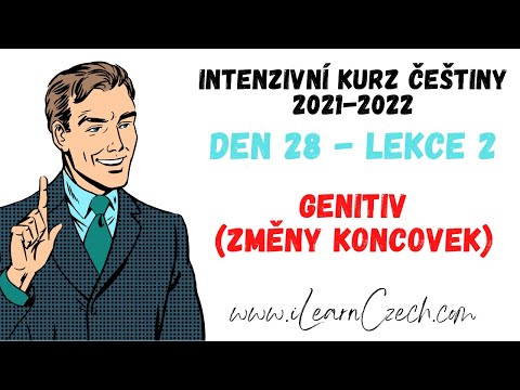 Видео: Курс чешского 28.2: Родительный падеж - смена окончаний