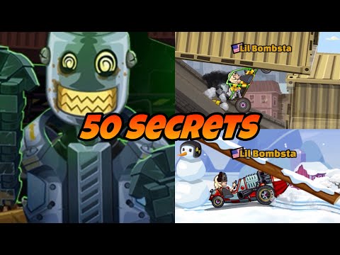 Видео: ТОП-50 СЕКРЕТОВ в Hill Climb Racing 2