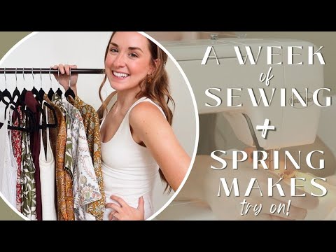 Видео: НЕДЕЛЯ ШИТЬЯ! // Весенние поделки 2023 года + находки с блошиного рынка!