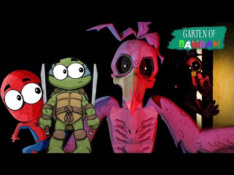 Видео: Garten of Banban Reincarnated - СПАЙДЕР И НИНДЗЯГО - ГАРТЕН ОФ БАН БАН